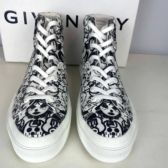Givenchy X Chito City High-Top Dog Print Sneakers - Picture 6 of 11